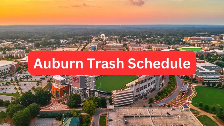 Auburn Trash Schedule 2023 (Holidays, Bulk Waste Pickup and Instructions)