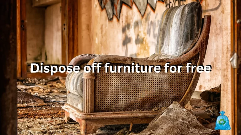 Dispose off furniture for free