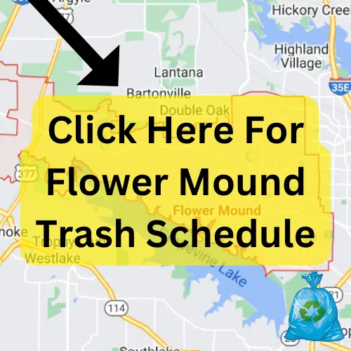 Flower Mound Trash Schedule (Holidays, Bulk Pickup, & Recycling)