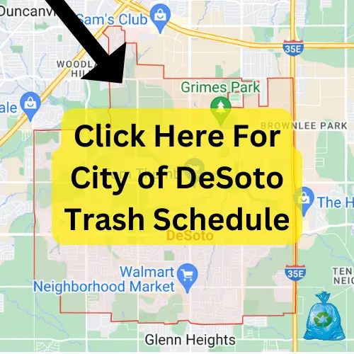City of DeSoto Trash Pickup Schedule 2023 (Holidays, Bulk Pickup, Recycling)