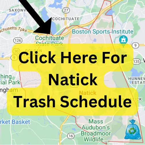 Natick Trash Schedule 2023 (Holidays, Bulk Pickup and Christmas Tree Recycling)