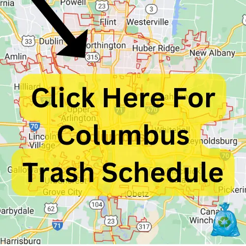 Columbus Trash Schedule 2023 (Holidays, Recycling, Bulk Pickup, Yard Waste)