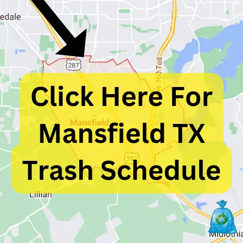 Mansfield TX Trash Pickup Schedule