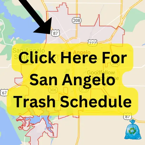 San Angelo Trash Schedule 2023 (Holidays, Recycling, & Bulk Pickup)
