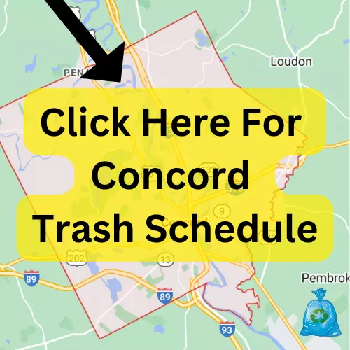 Concord Trash Pickup Schedule