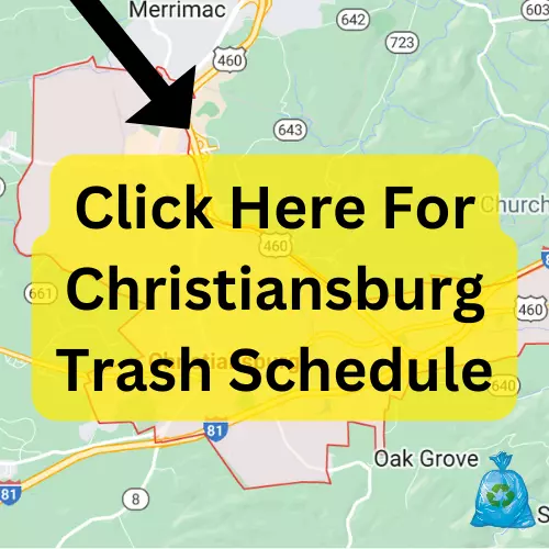 Christiansburg Trash Pickup Schedule