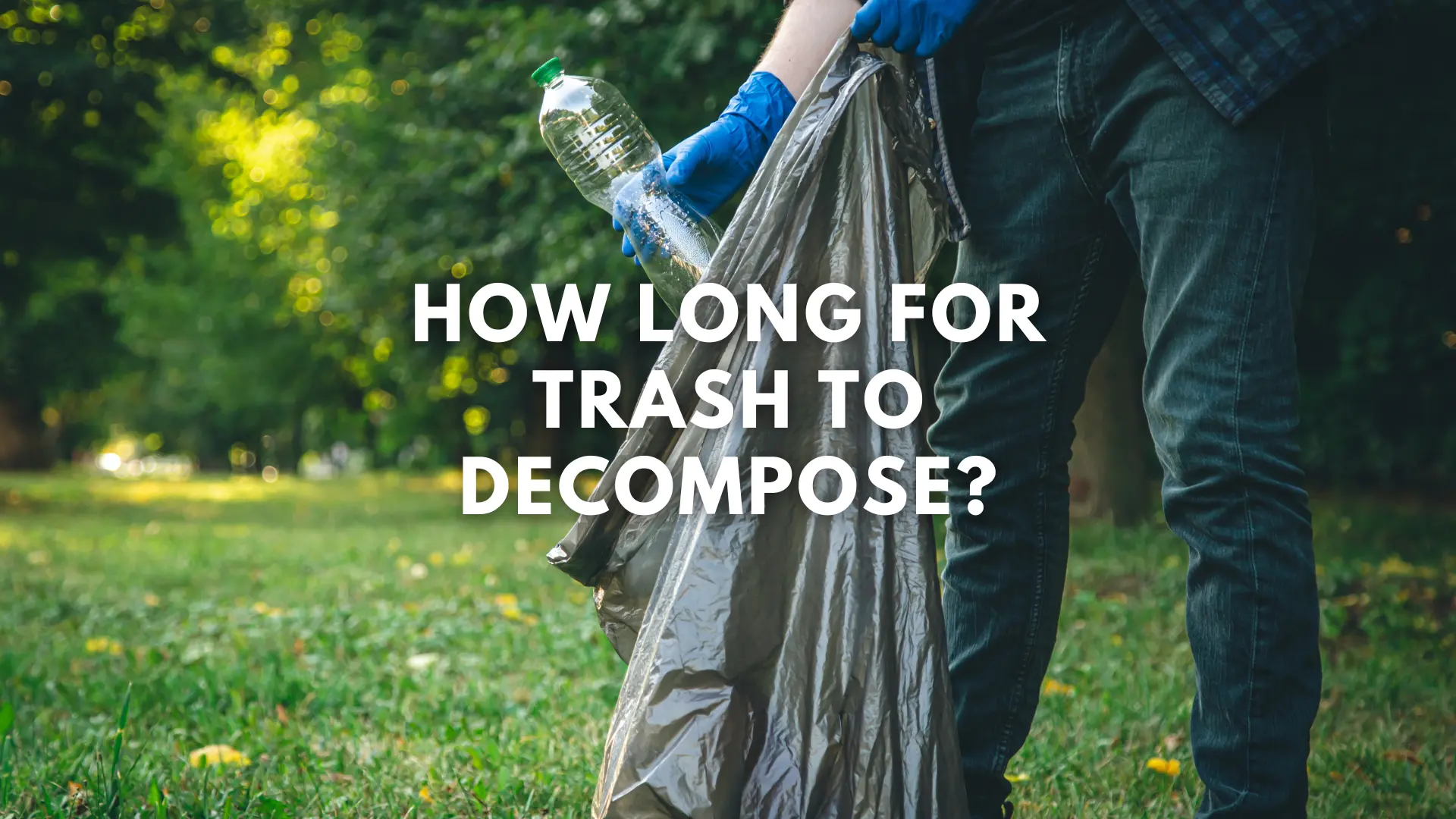 How Long For Trash To Decompose