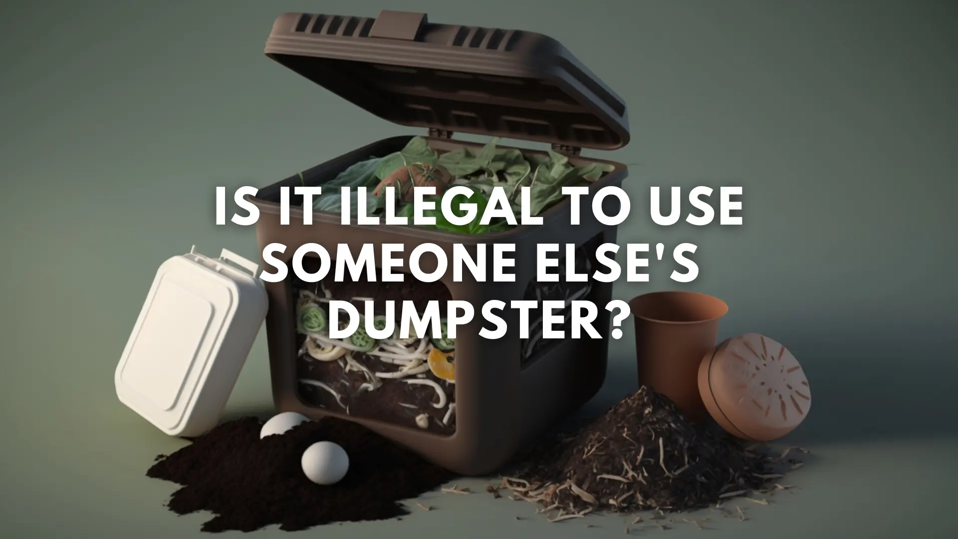 Is it Illegal to Use Someone Else's Dumpster?
