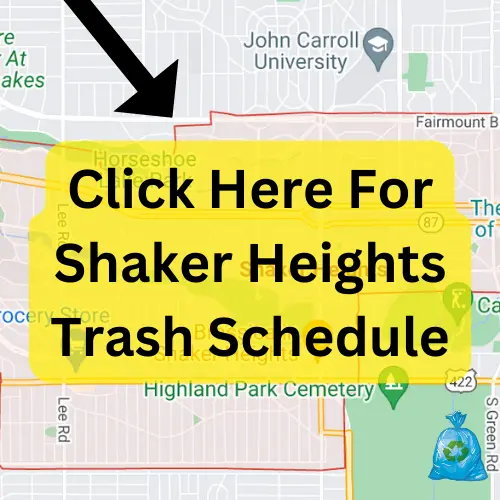 Shaker Heights Trash Pickup Schedule