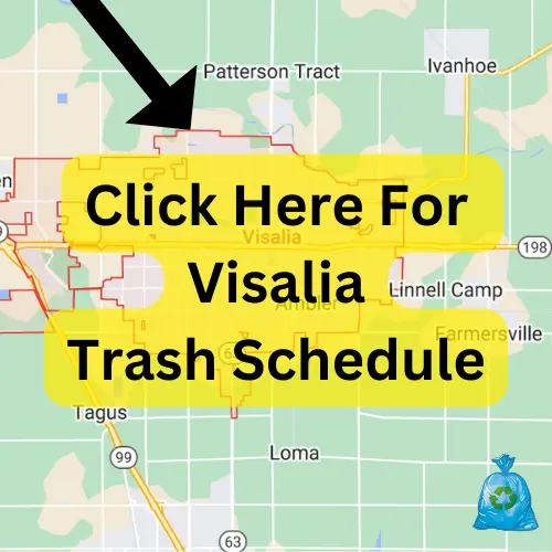 Visalia Trash Schedule 2024 (Holidays, Recycling, & Bulk Pickup)
