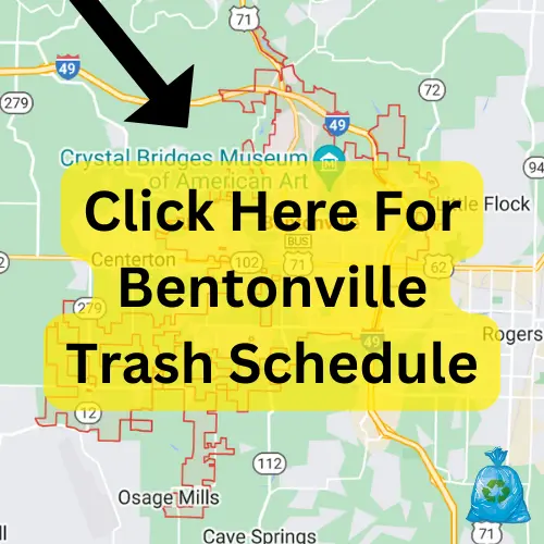 Bentonville Trash Schedule 2024 (Holidays, Recycling & Bulk Pickup)