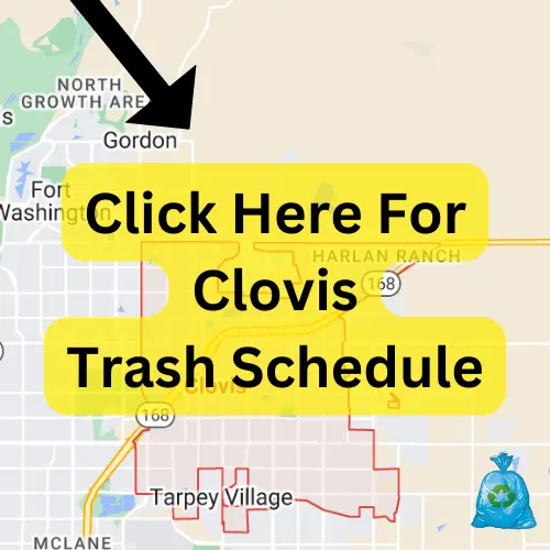 Clovis Trash Pickup Schedule
