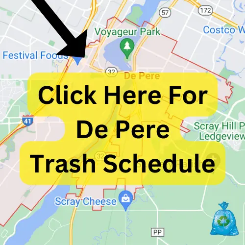 De Pere Garbage Schedule 2024 (Holidays, Recycling & Bulk Pickup)